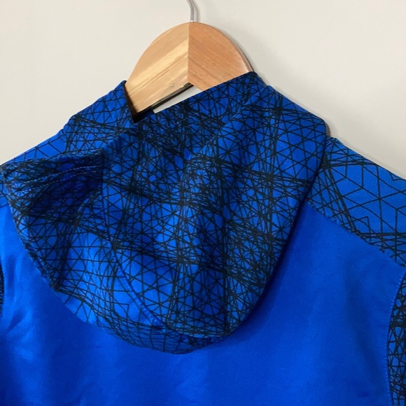 NWOT Nike Dri-Fit Blue Fleece Lined Hoodie Large - Picture 4 of 5